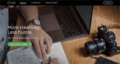 Desktop Screenshot of flattr.com