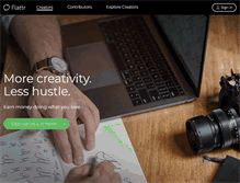 Tablet Screenshot of flattr.com